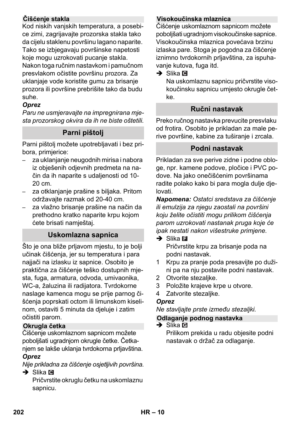 Karcher SC 3-100 B User Manual | Page 202 / 278