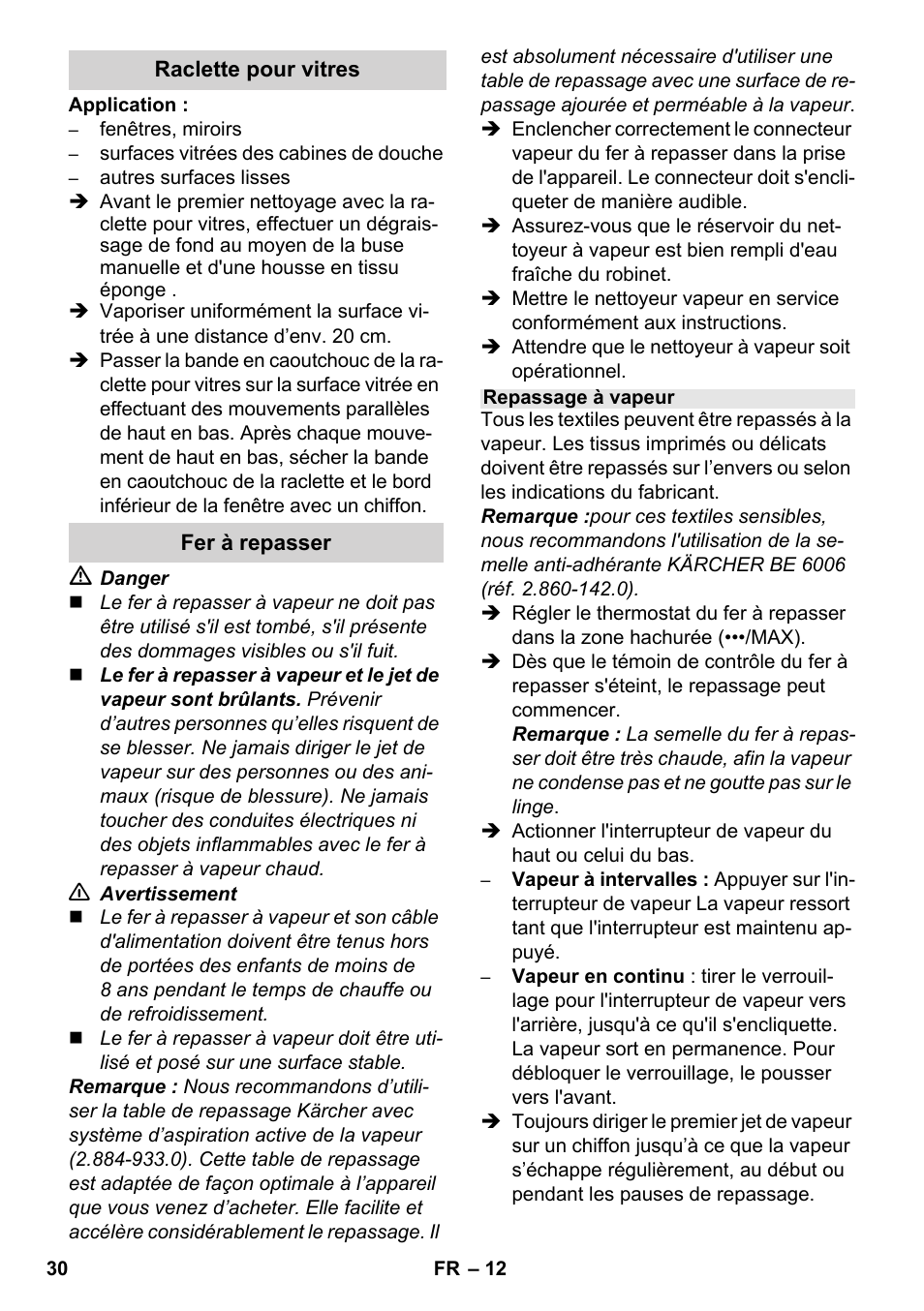 Karcher SC 3-100 B User Manual | Page 30 / 278