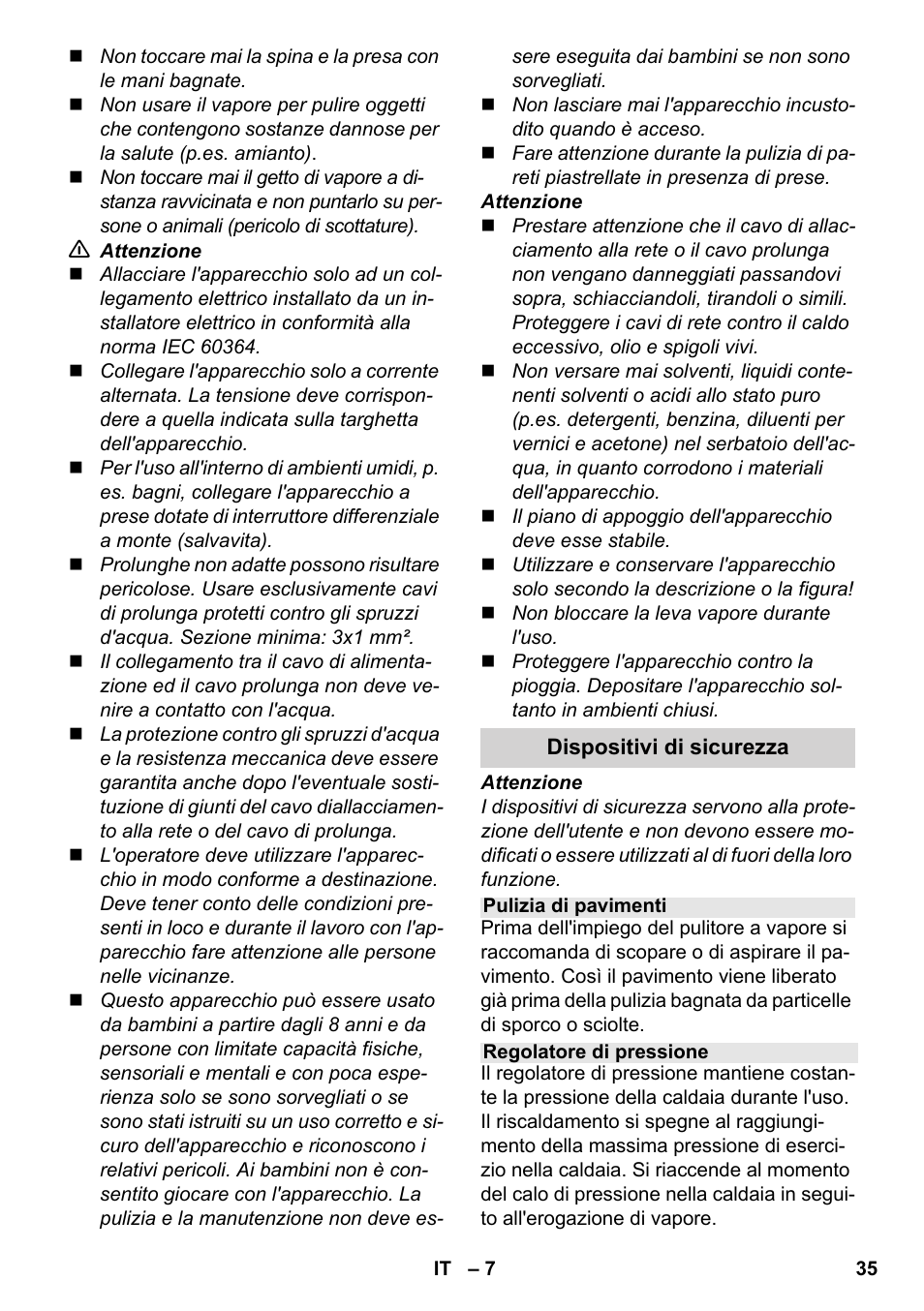 Karcher SC 3-100 B User Manual | Page 35 / 278