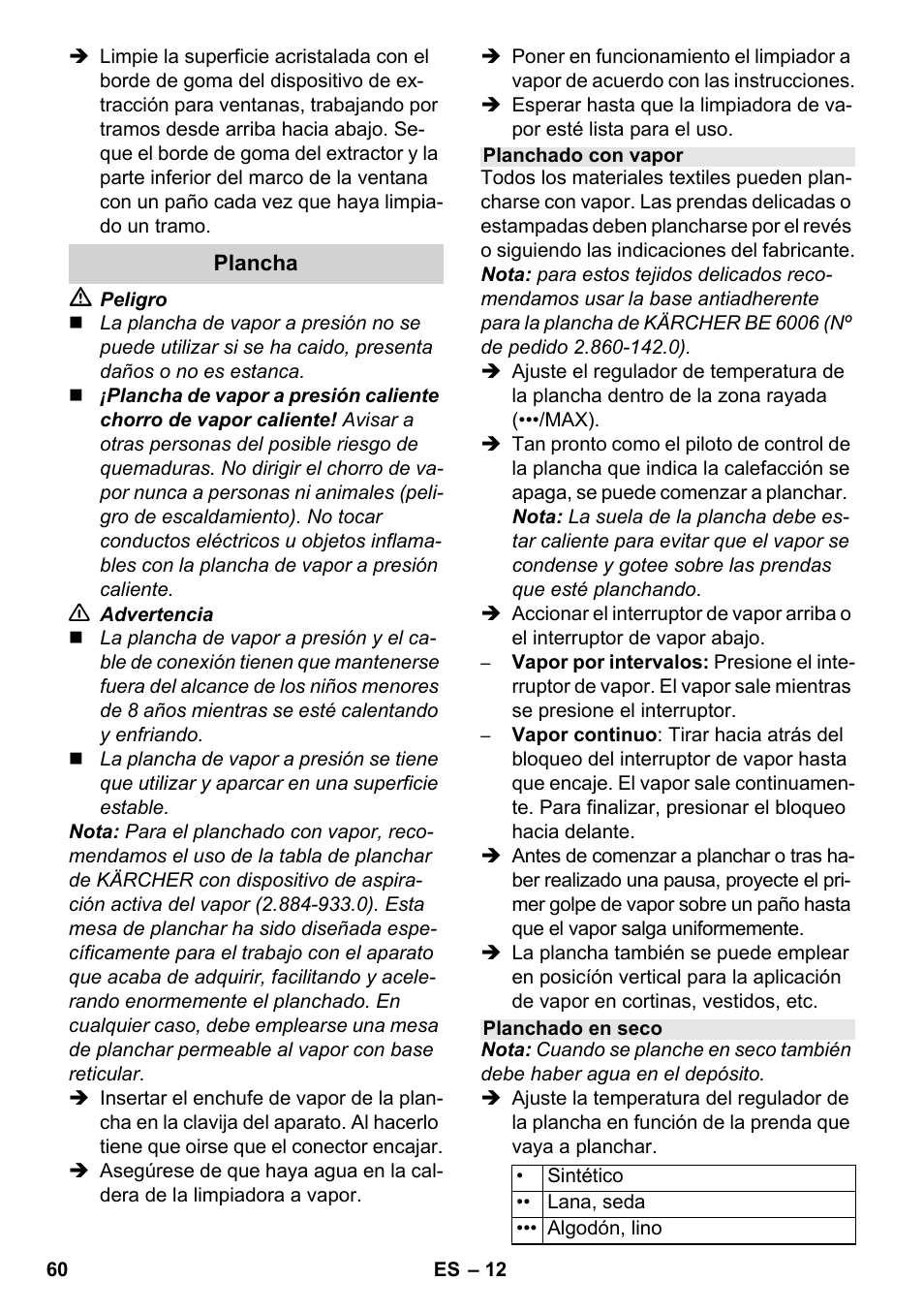 Karcher SC 3-100 B User Manual | Page 60 / 278