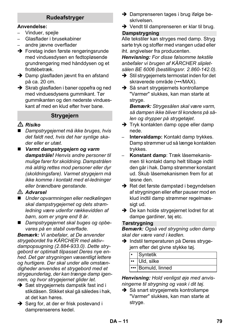 Karcher SC 3-100 B User Manual | Page 79 / 278