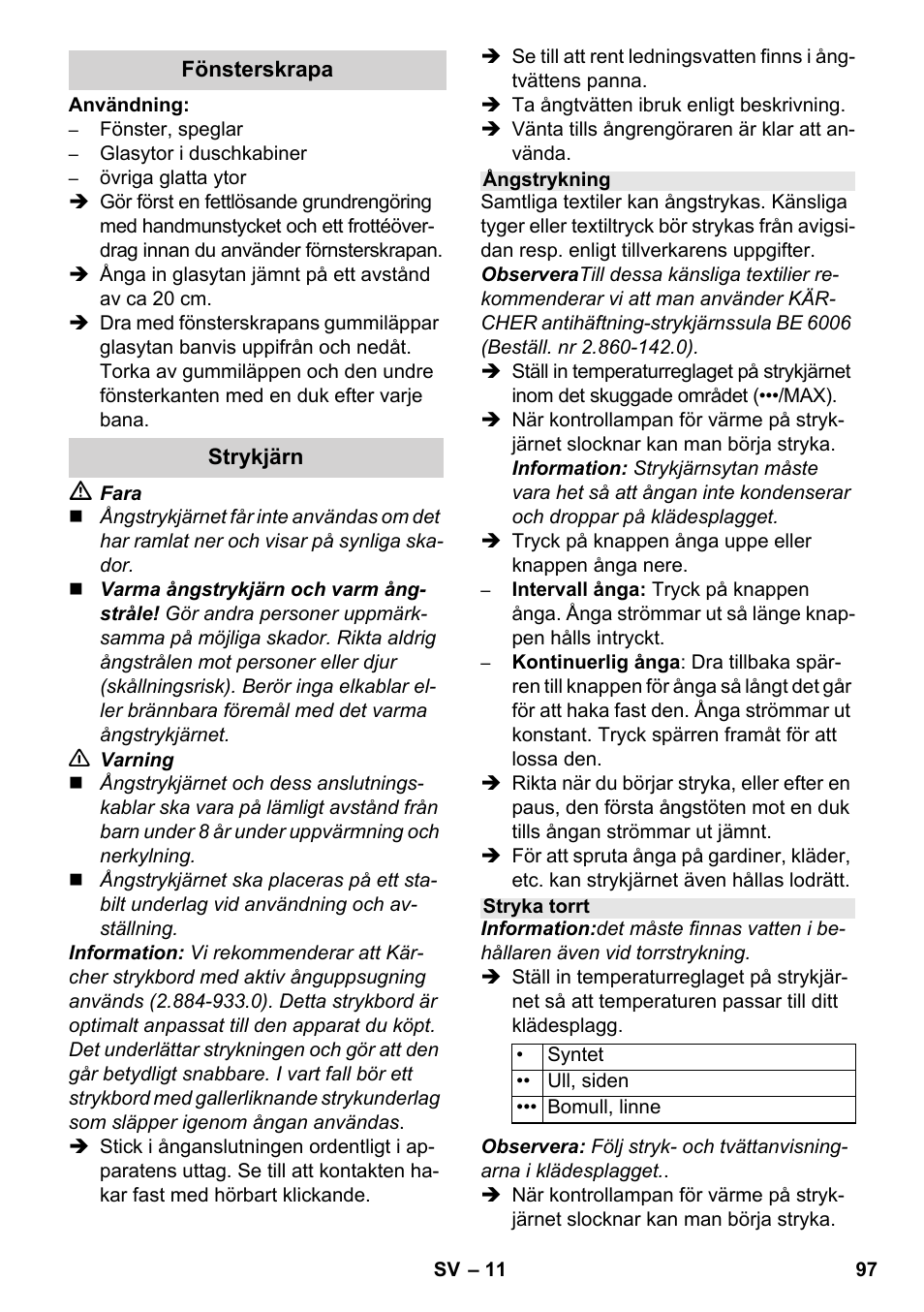 Karcher SC 3-100 B User Manual | Page 97 / 278