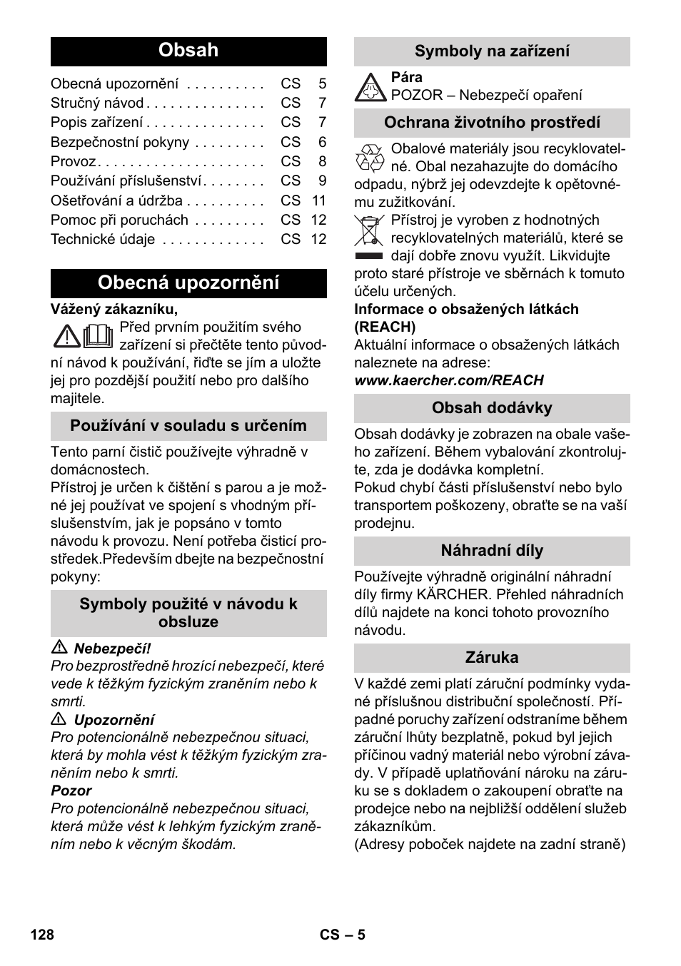 Karcher SC 3-000 User Manual | Page 128 / 238