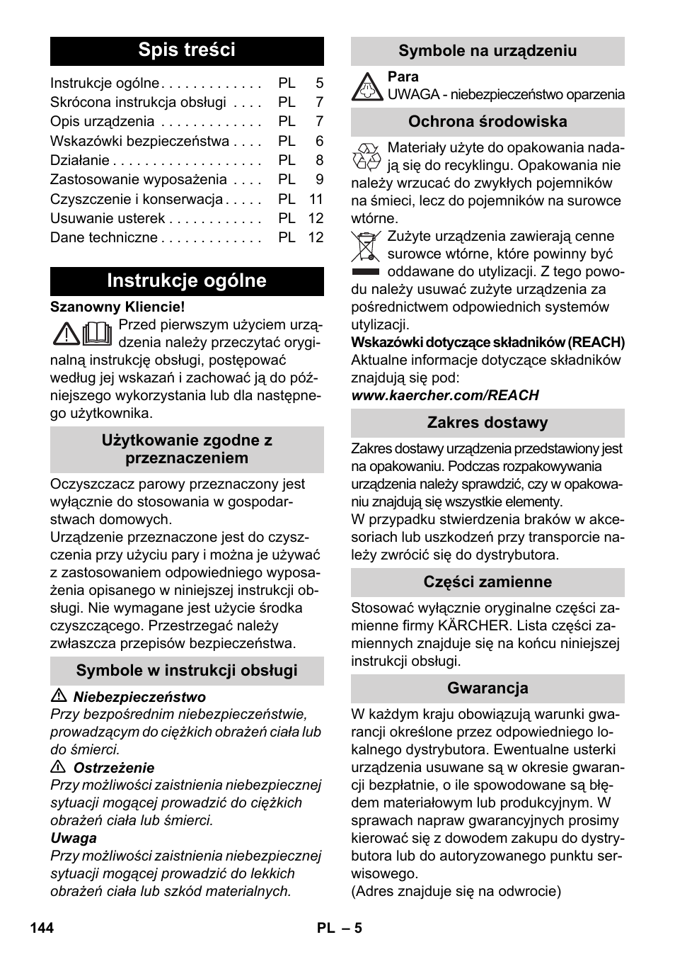 Karcher SC 3-000 User Manual | Page 144 / 238