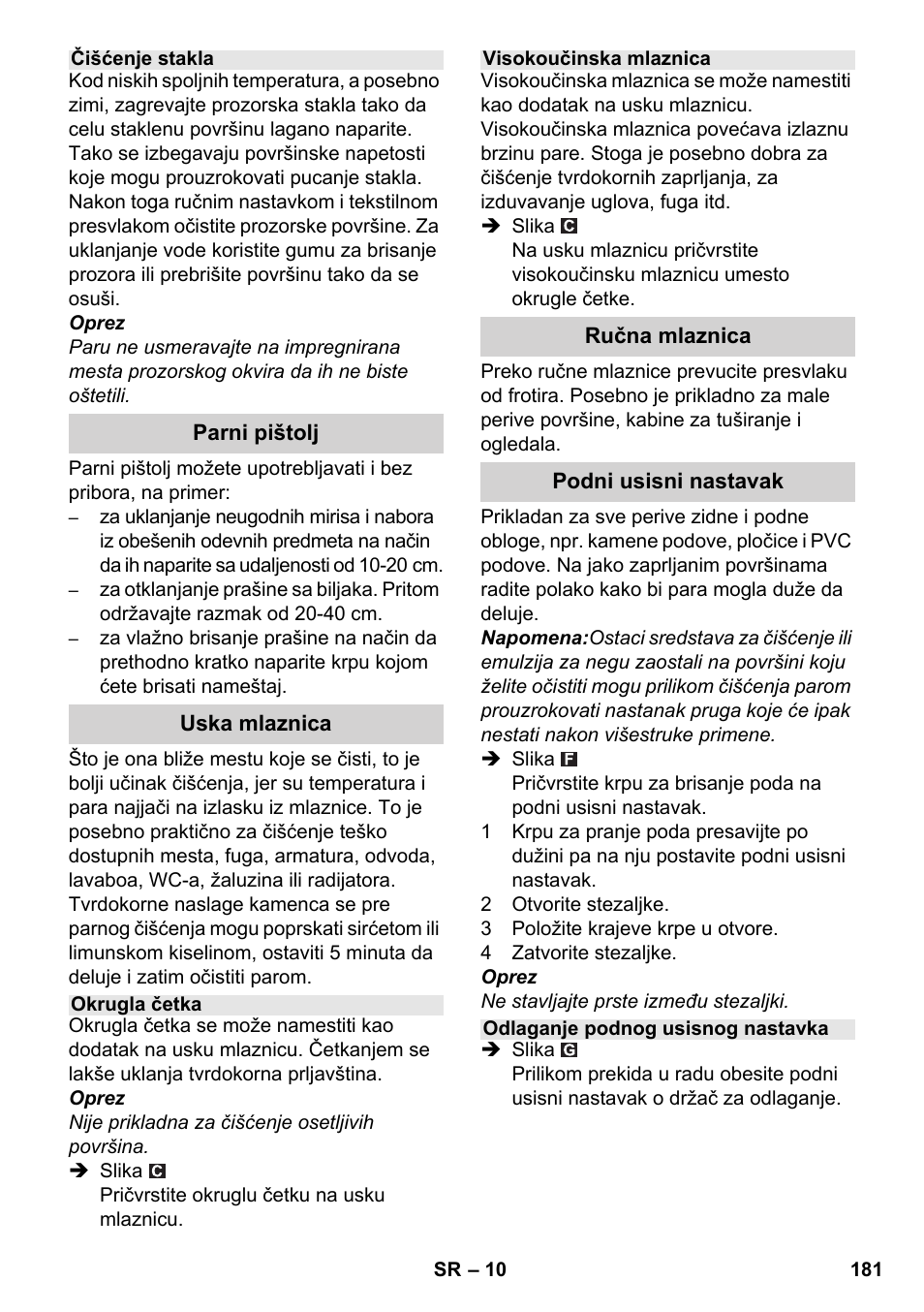 Karcher SC 3-000 User Manual | Page 181 / 238