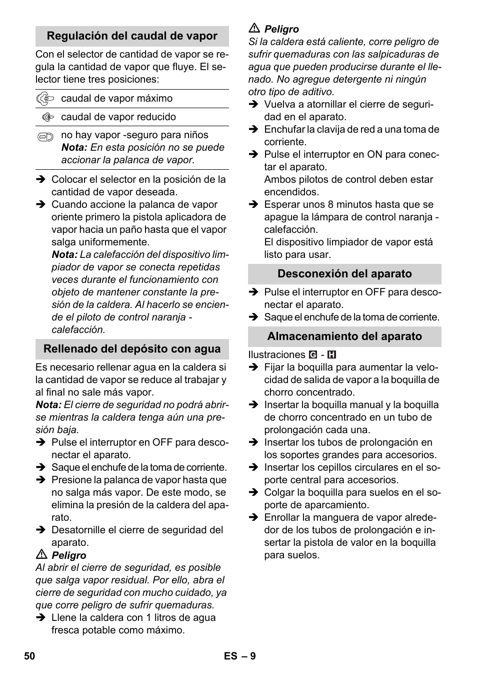 Karcher SC 3-000 User Manual | Page 50 / 238