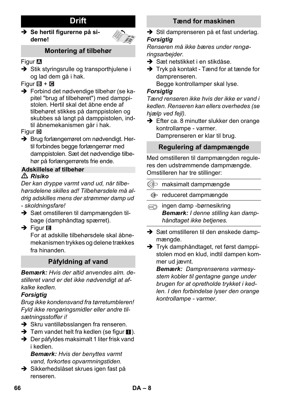 Drift | Karcher SC 3-000 User Manual | Page 66 / 238