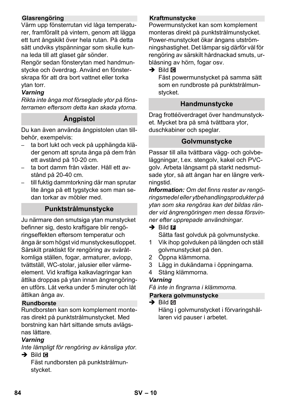 Karcher SC 3-000 User Manual | Page 84 / 238