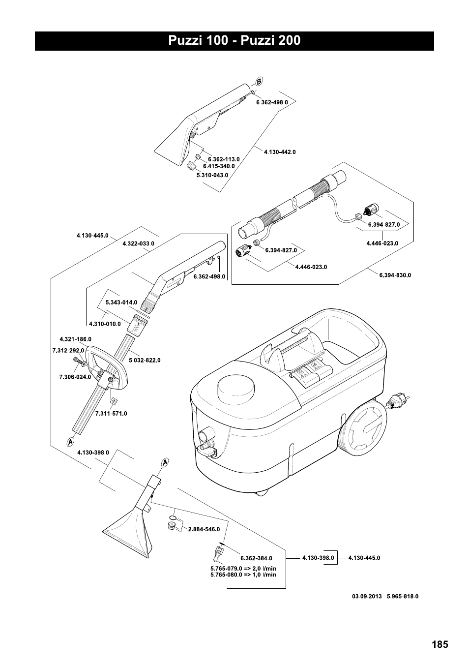 Karcher Puzzi 200 User Manual | Page 185 / 188