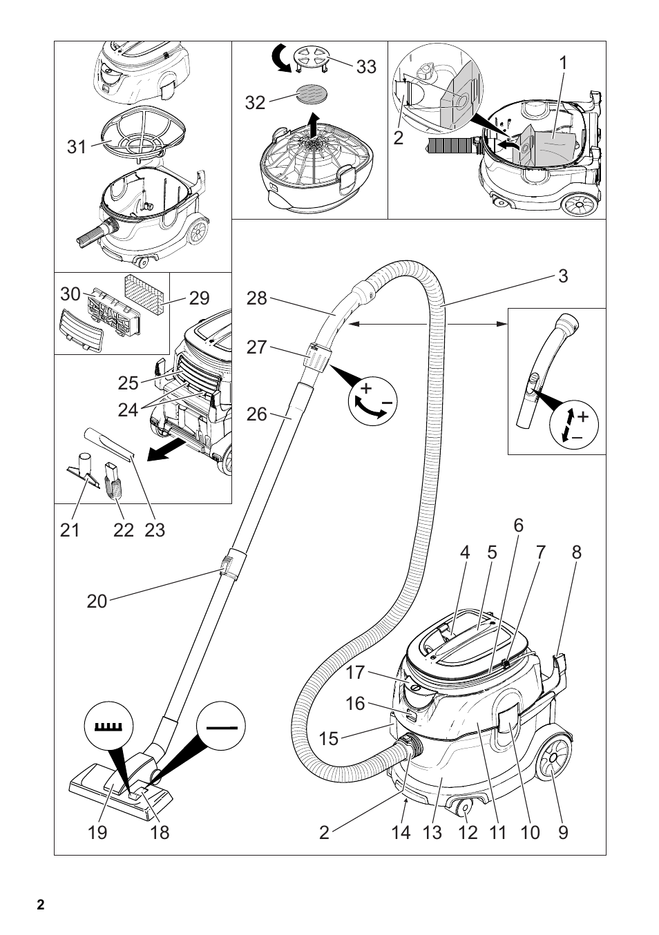 Karcher T 15-1+ ESB28 EU User Manual | Page 2 / 156