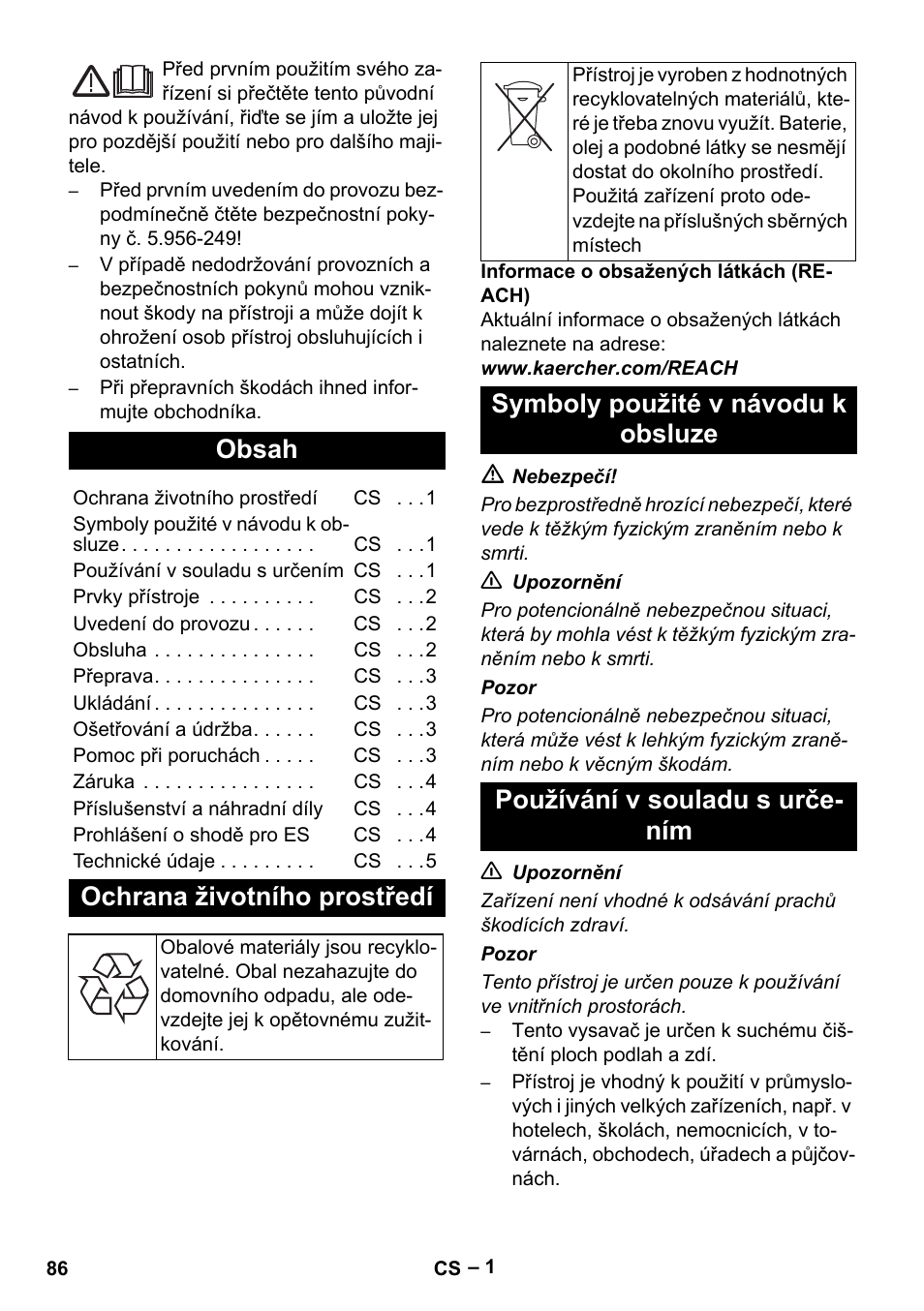 Karcher T 15-1+ ESB28 EU User Manual | Page 86 / 156