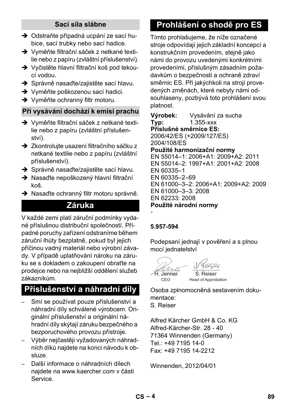 Karcher T 15-1+ ESB28 EU User Manual | Page 89 / 156