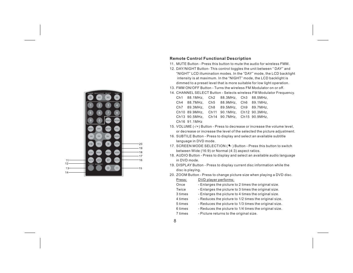 Audiovox AVXMTG9B/P/S User Manual | Page 10 / 28