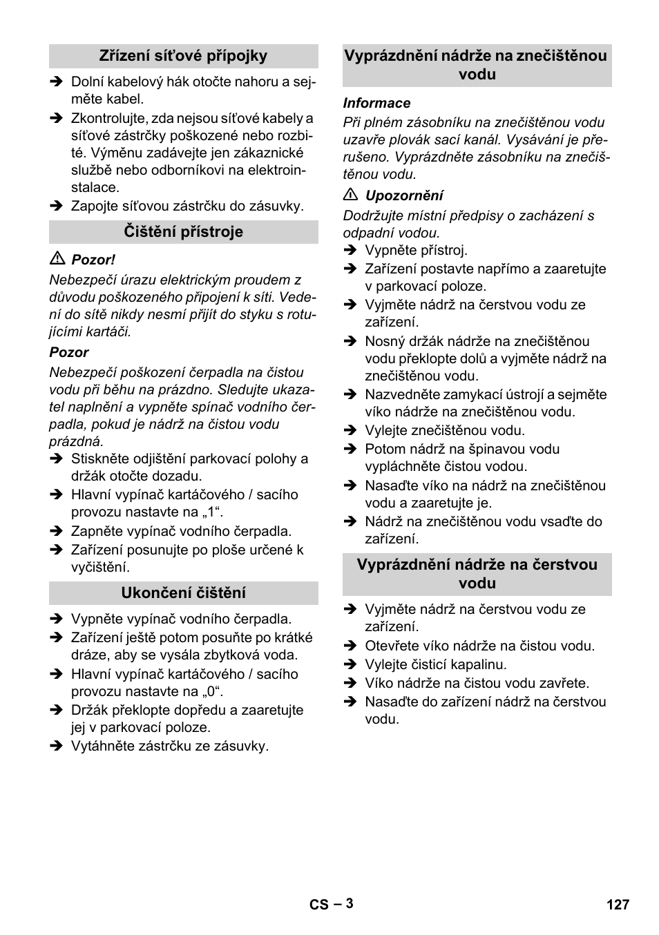 Karcher Hartbodenreiniger BR 4-300 User Manual | Page 127 / 232