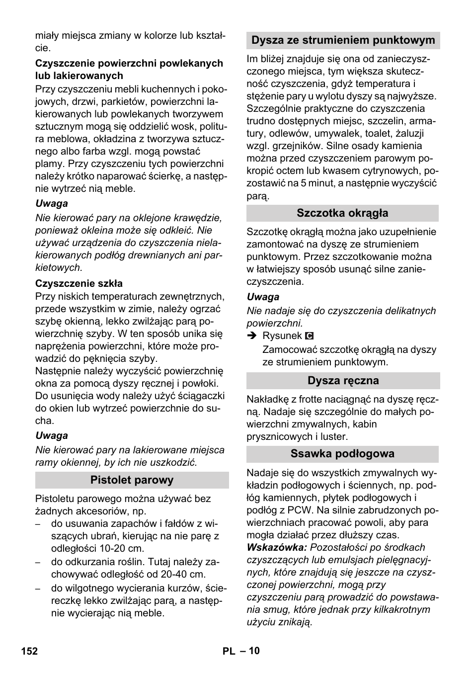 Karcher SC 1-010 User Manual | Page 152 / 230