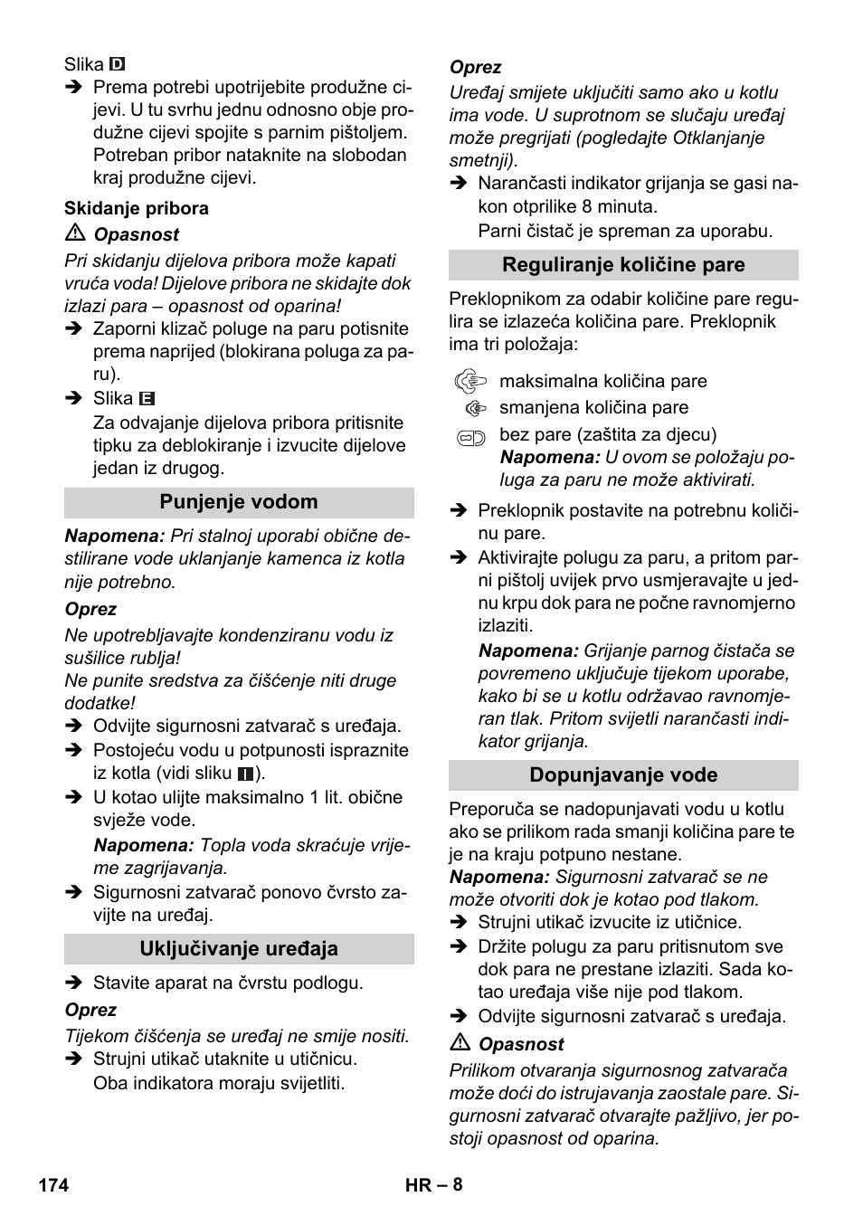 Karcher SC 1-010 User Manual | Page 174 / 230