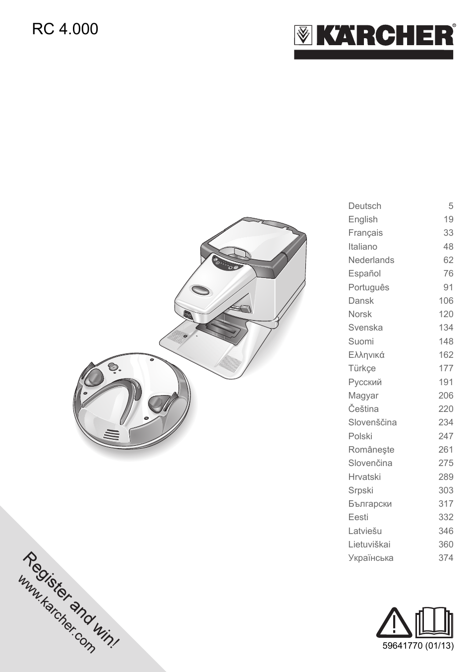 Karcher RC 4-000 User Manual | 392 pages