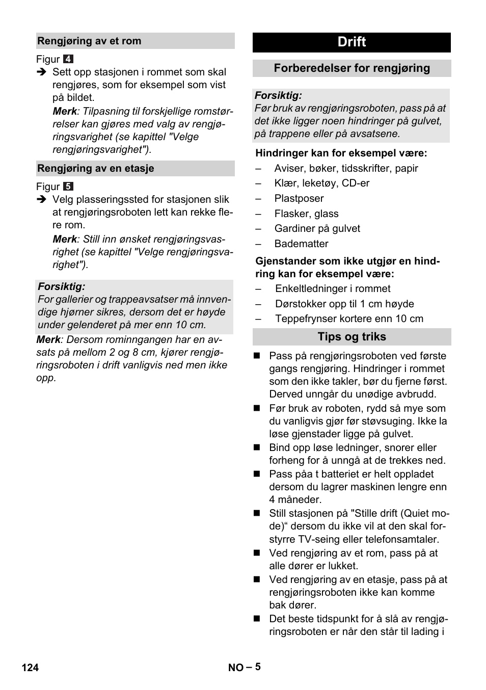 Drift | Karcher RC 4-000 User Manual | Page 124 / 392