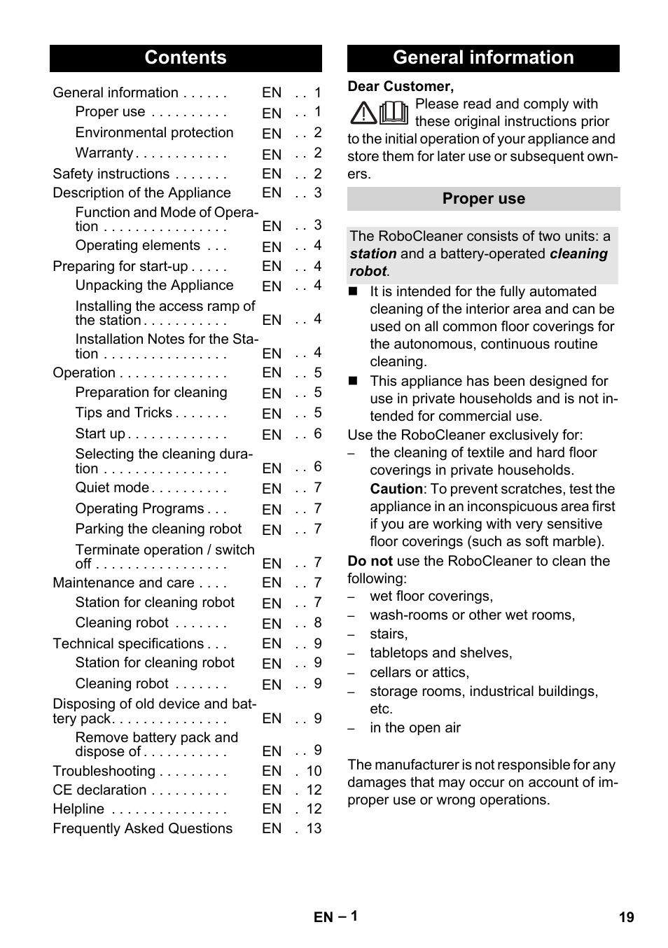 Karcher RC 4-000 User Manual | Page 19 / 392