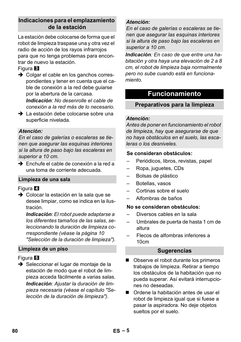 Funcionamiento | Karcher RC 4-000 User Manual | Page 80 / 392