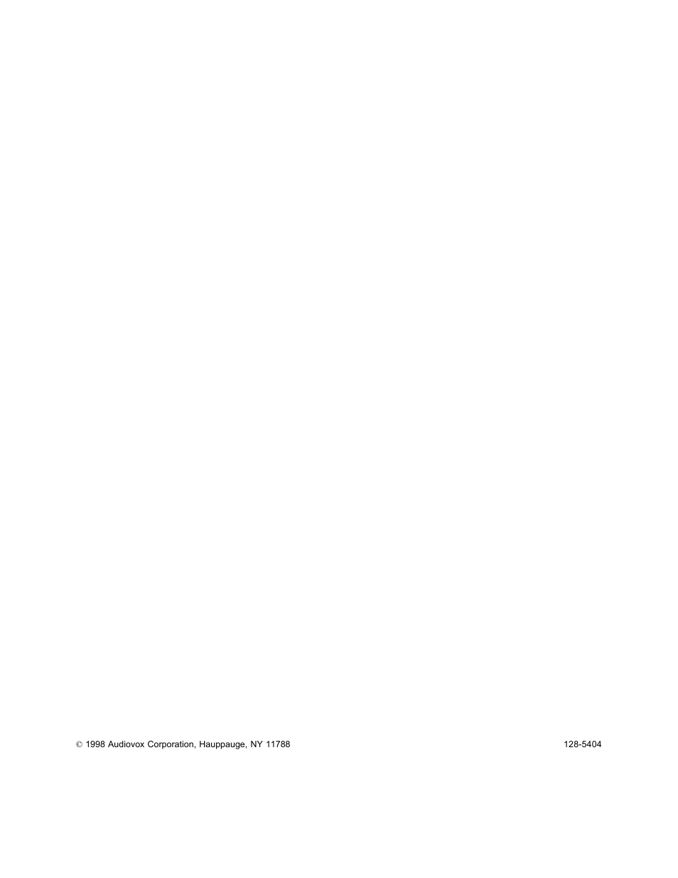 Audiovox PRO 9171FT User Manual | Page 12 / 12