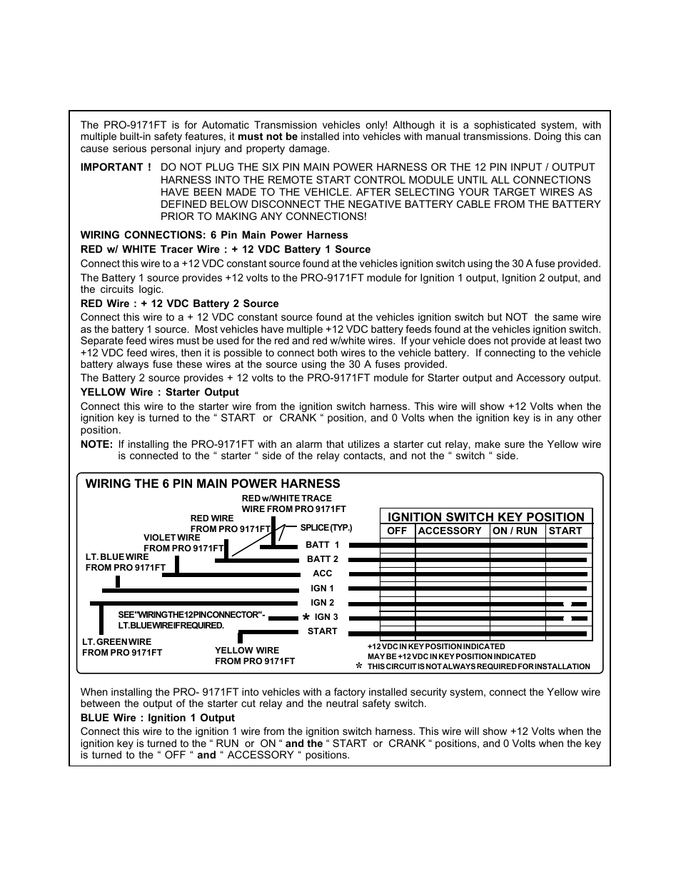 Audiovox PRO 9171FT User Manual | Page 2 / 12