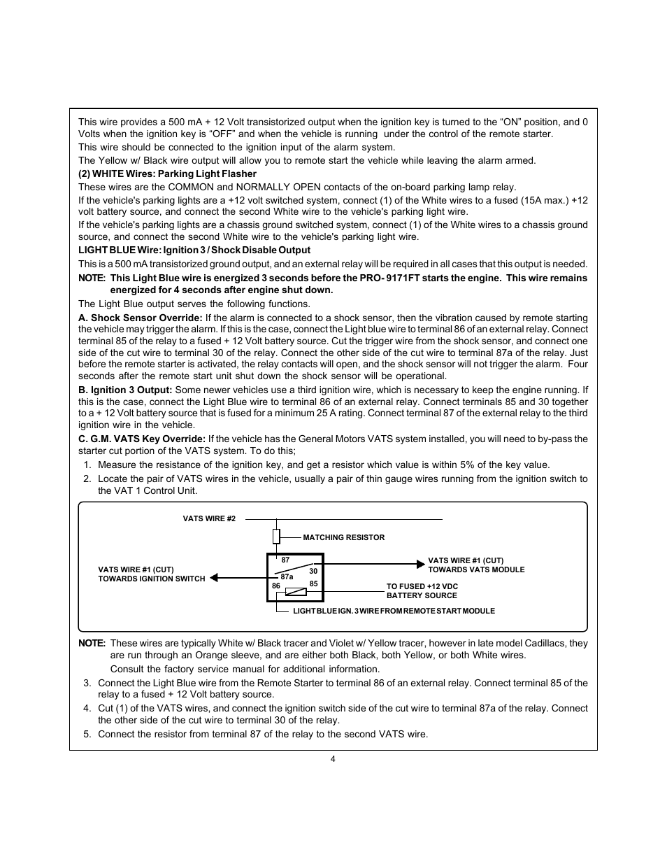 Audiovox PRO 9171FT User Manual | Page 4 / 12