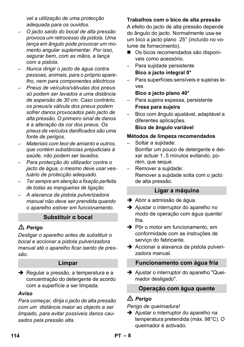 Karcher HDS 1000 De User Manual | Page 114 / 474