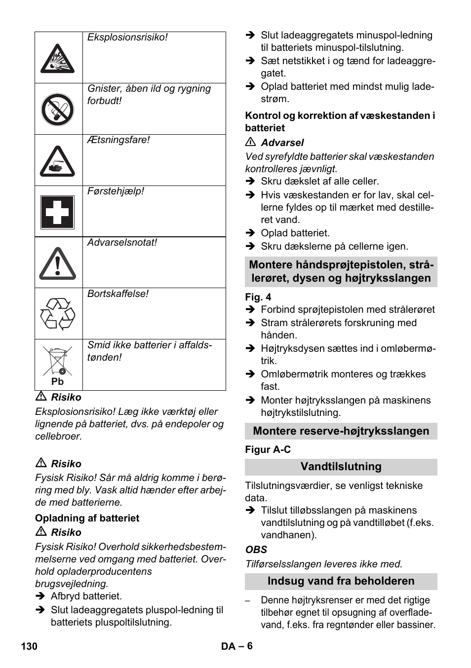 Karcher HDS 1000 De User Manual | Page 130 / 474