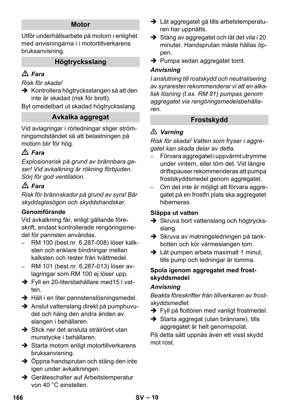 Karcher HDS 1000 De User Manual | Page 166 / 474