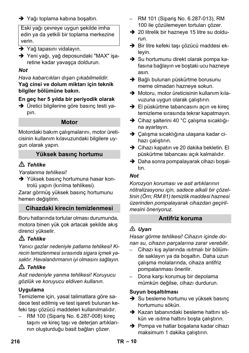 Karcher HDS 1000 De User Manual | Page 216 / 474