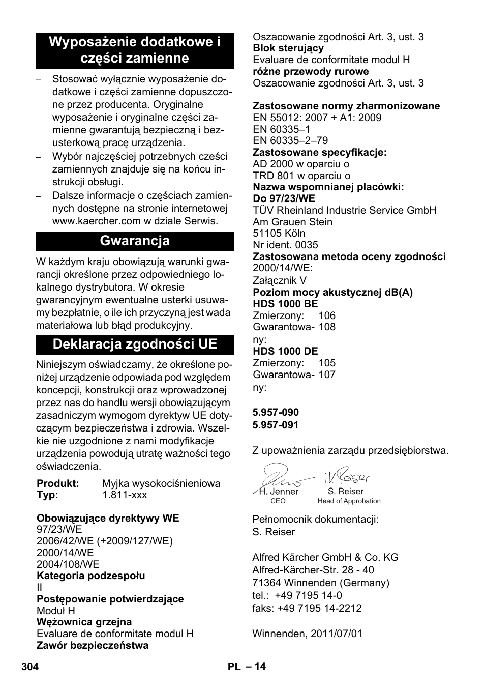 Karcher HDS 1000 De User Manual | Page 304 / 474