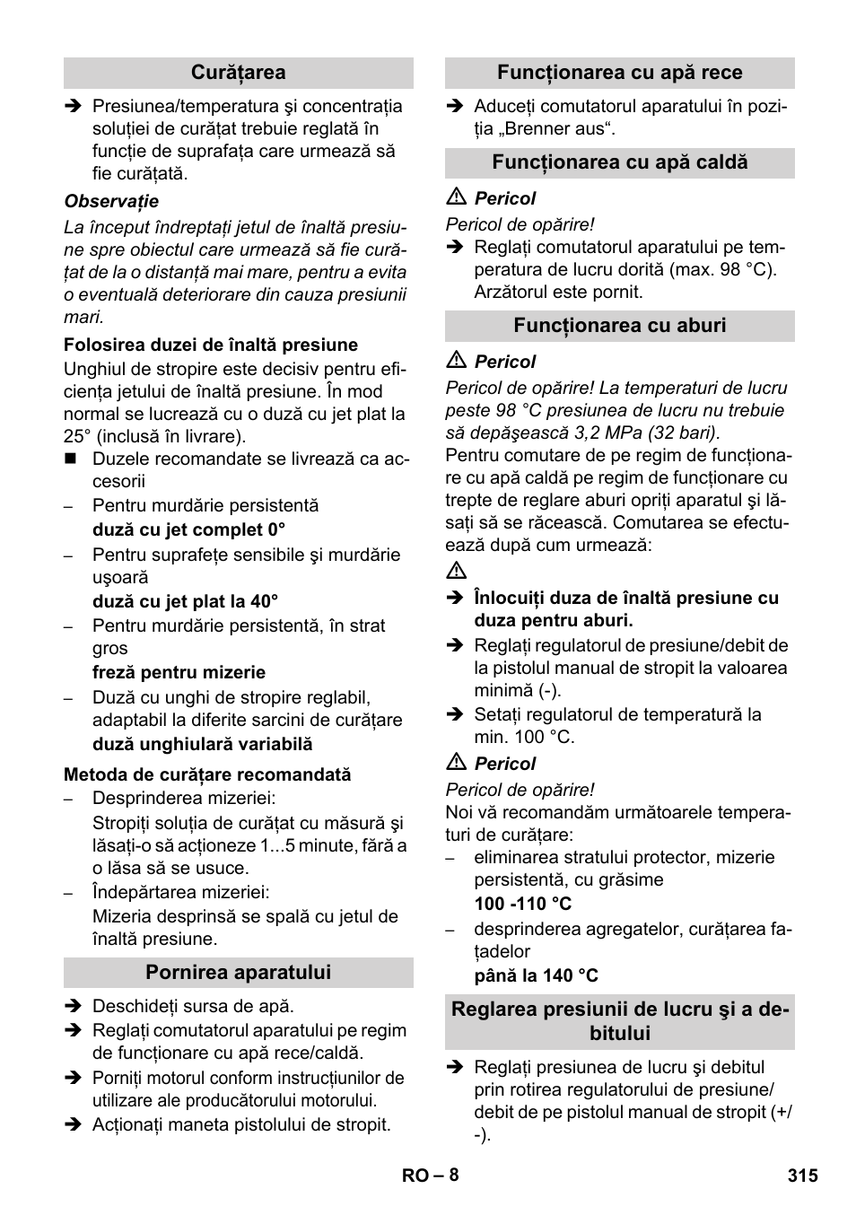 Karcher HDS 1000 De User Manual | Page 315 / 474