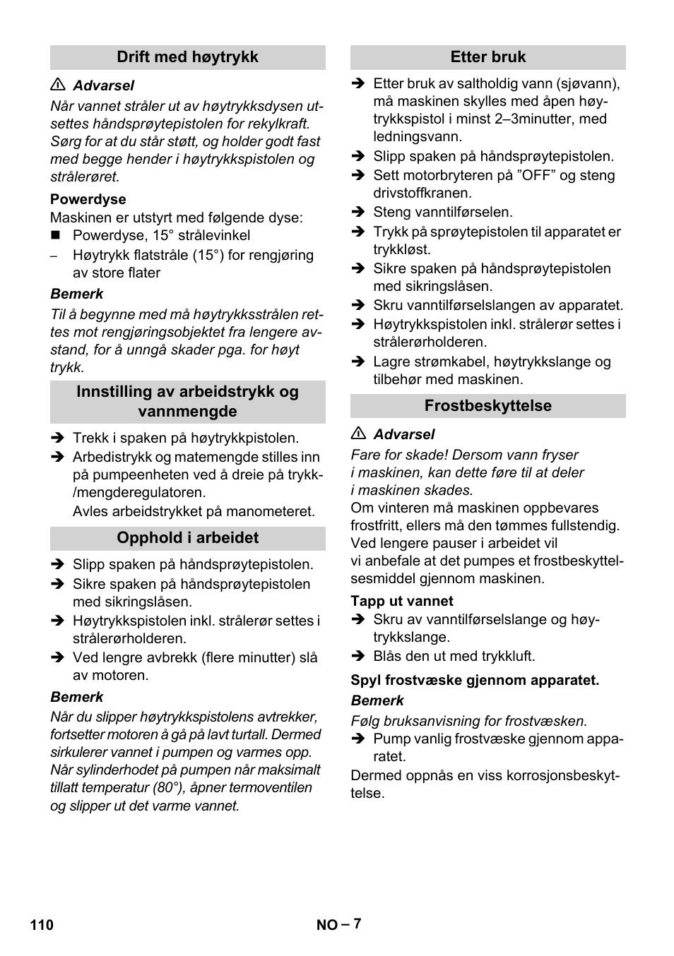 Karcher HD 9-50 Pe User Manual | Page 110 / 352