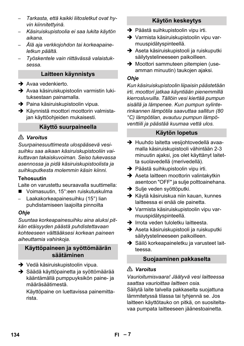 Karcher HD 9-50 Pe User Manual | Page 134 / 352