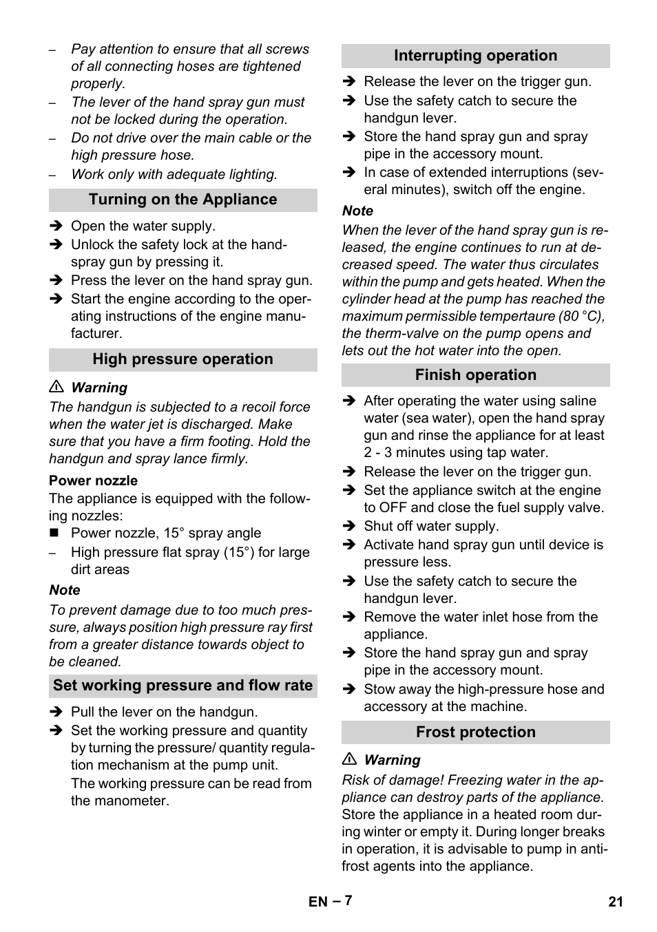 Karcher HD 9-50 Pe User Manual | Page 21 / 352