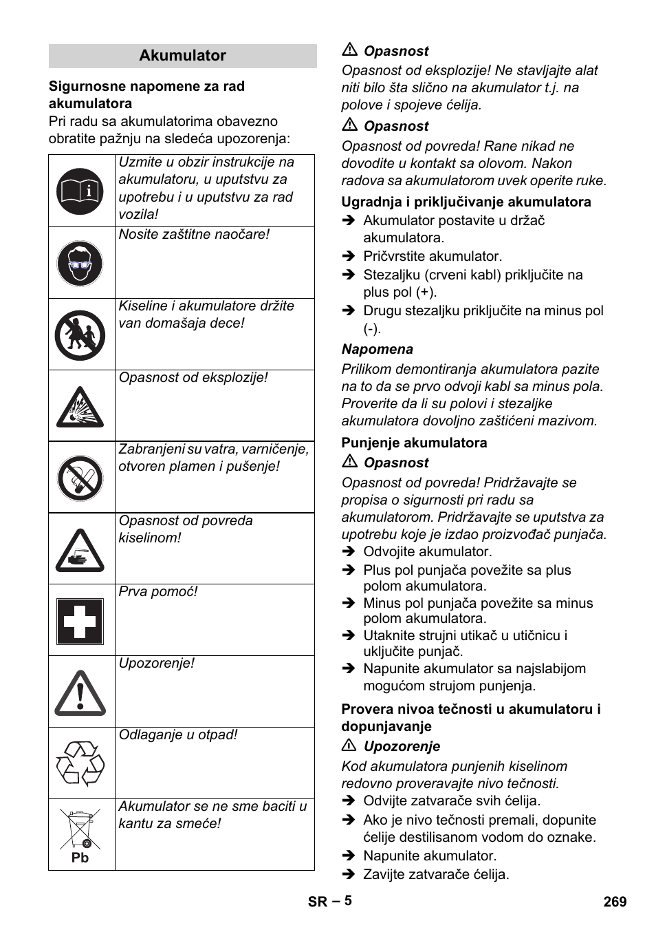 Karcher HD 9-50 Pe User Manual | Page 269 / 352