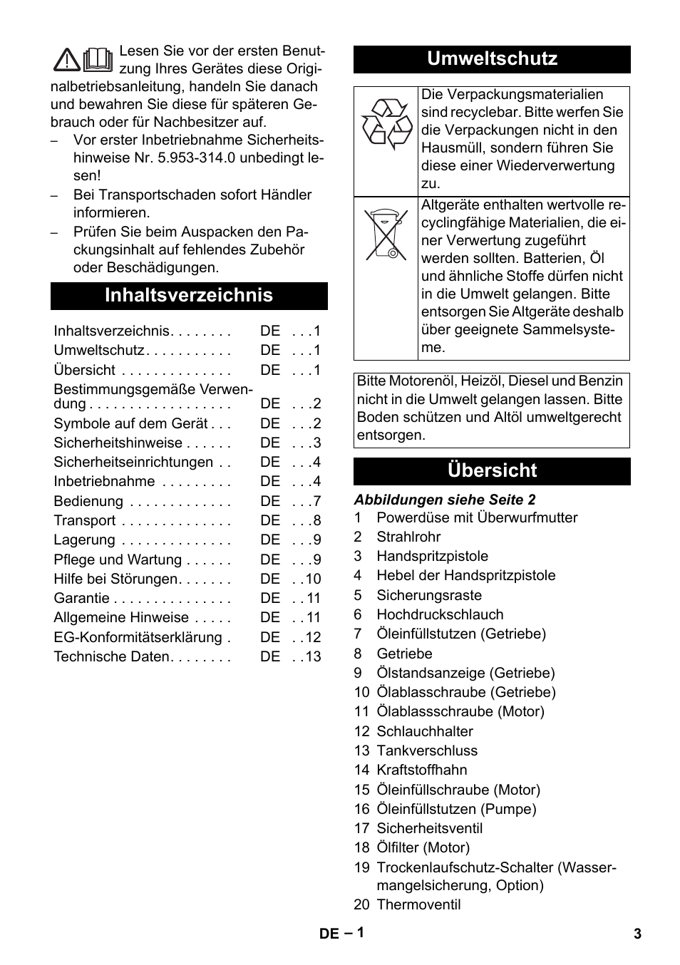 Karcher HD 9-50 Pe User Manual | Page 3 / 352