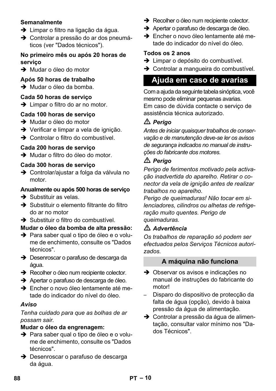 Ajuda em caso de avarias | Karcher HD 9-50 Pe User Manual | Page 88 / 352