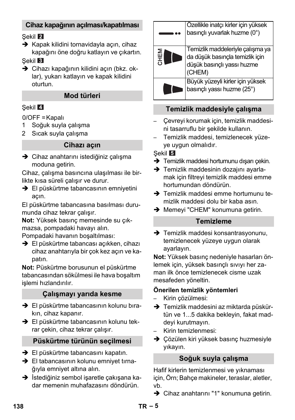 Karcher HDS 5-11 U User Manual | Page 138 / 296