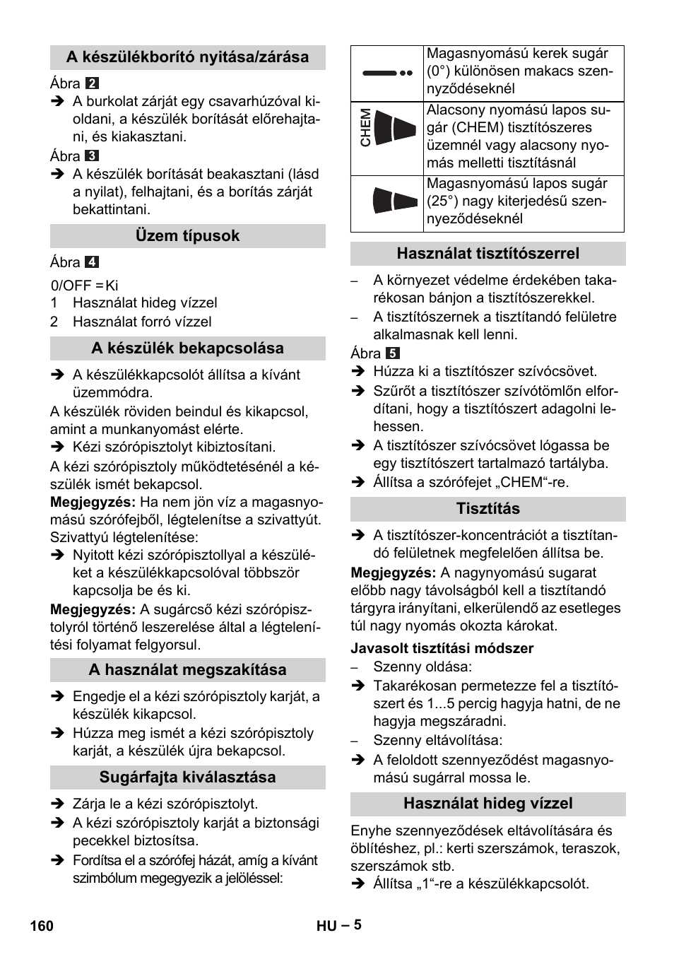 Karcher HDS 5-11 U User Manual | Page 160 / 296