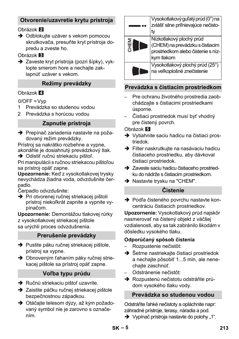 Karcher HDS 5-11 U User Manual | Page 213 / 296