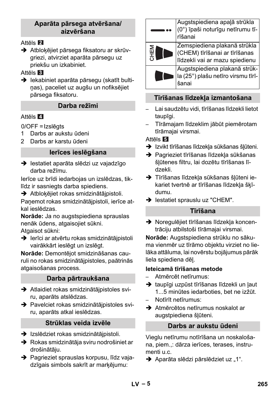 Karcher HDS 5-11 U User Manual | Page 265 / 296