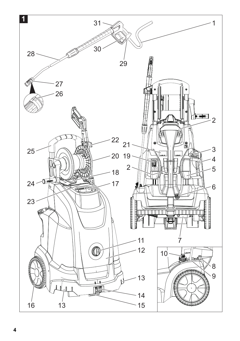 Karcher HDS 5-11 U User Manual | Page 4 / 296