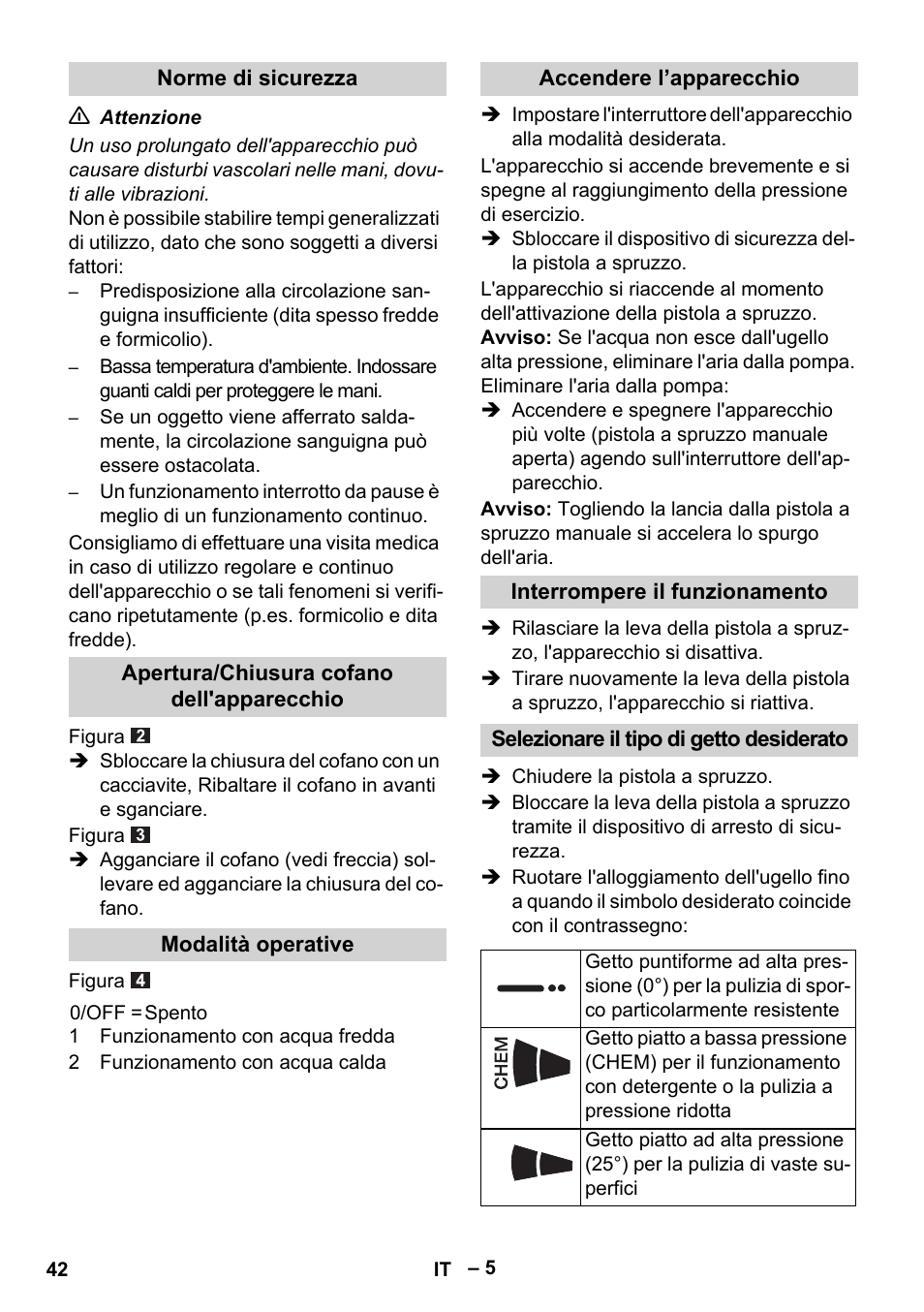 Karcher HDS 5-11 U User Manual | Page 42 / 296