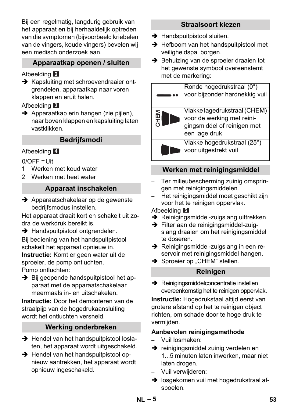 Karcher HDS 5-11 U User Manual | Page 53 / 296