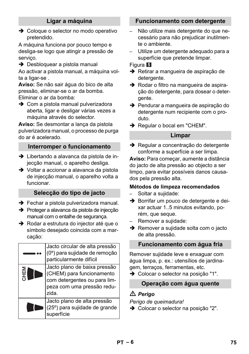 Karcher HDS 5-11 U User Manual | Page 75 / 296
