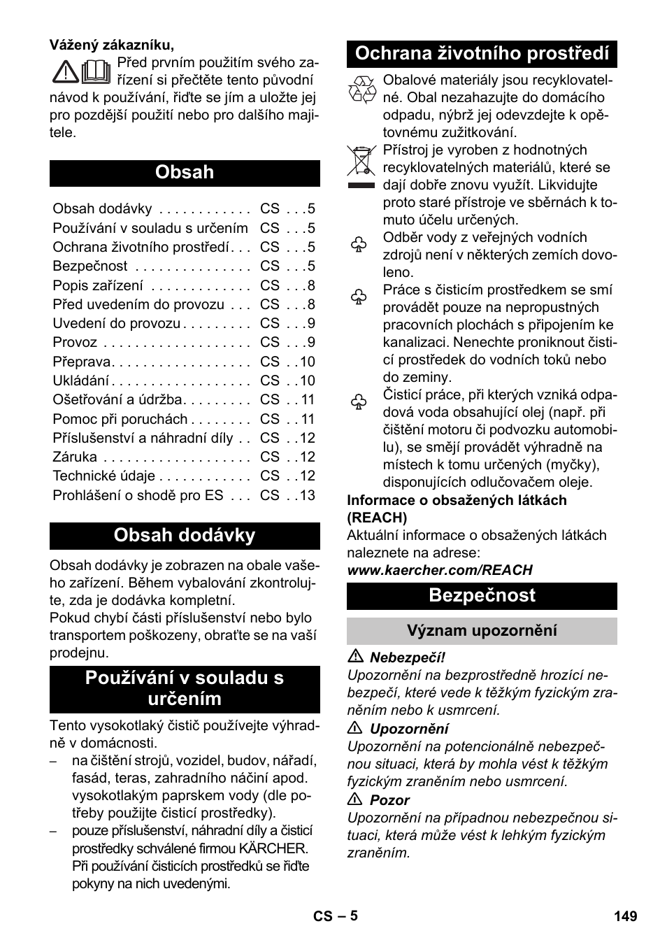 Karcher K 4 Compact User Manual | Page 149 / 274