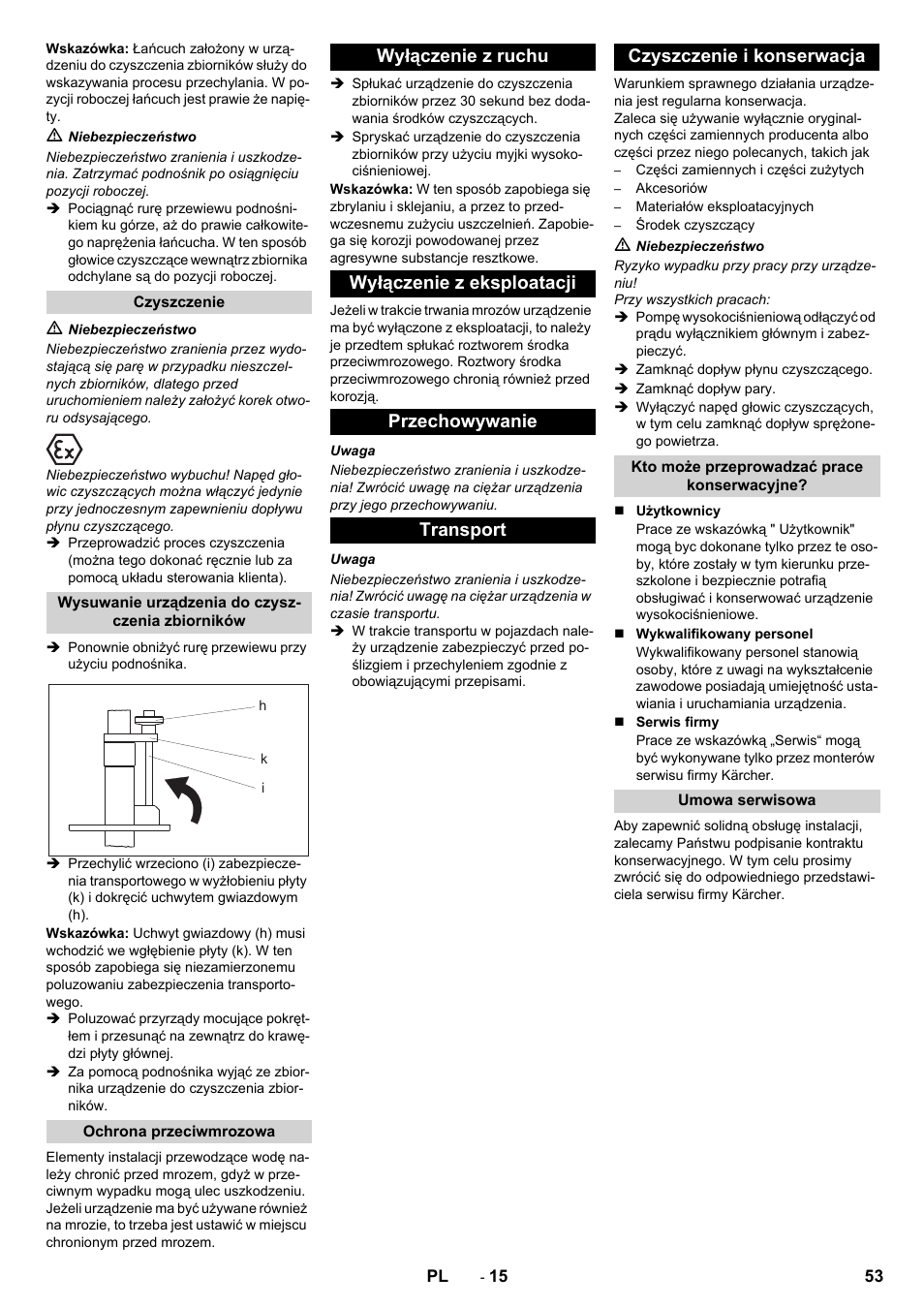 Karcher HKF 200 K2 User Manual | Page 53 / 60