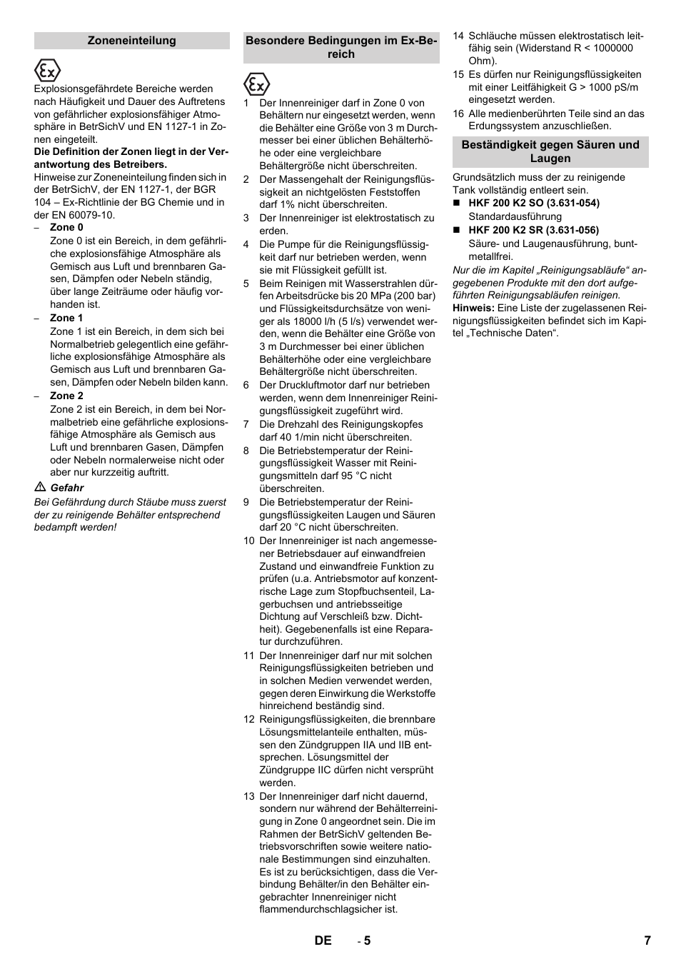 Karcher HKF 200 K2 User Manual | Page 7 / 60